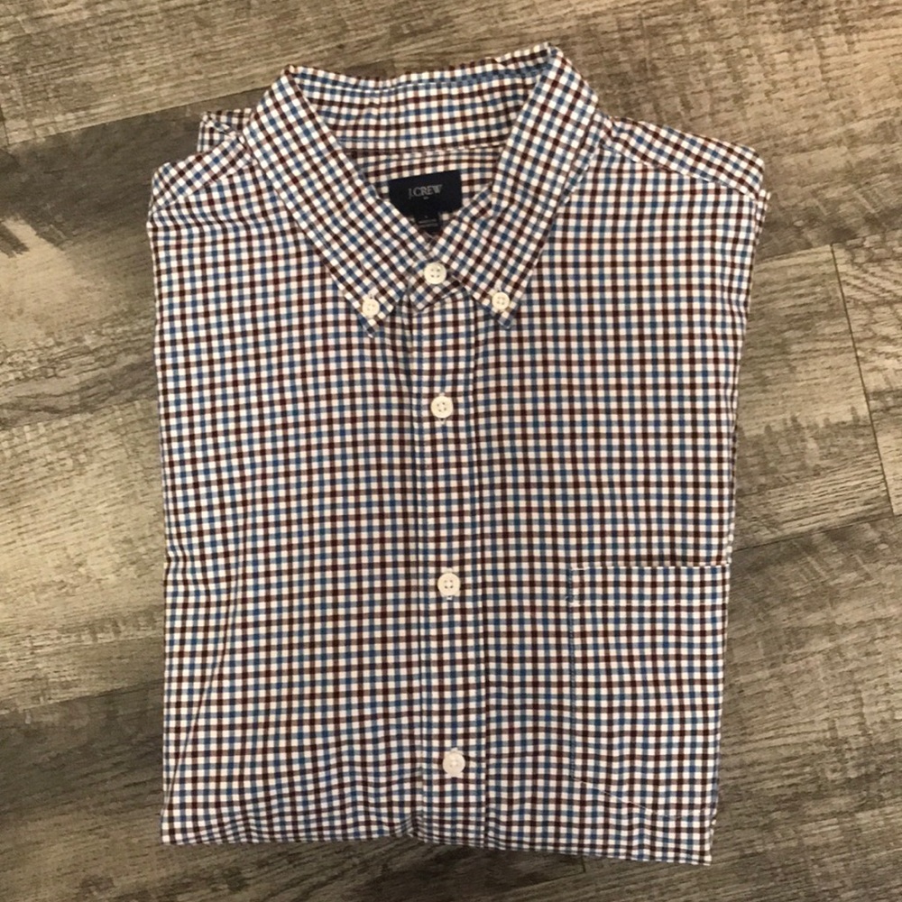 J Crew men’s L button down shirt